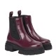 TOMMY HILFIGER</br>Tommy Hlfiger FW0FW09042-H04 Γυναικεία Μποτάκια Μπορντό Δέρμα Th Shiny Leather Chelsea TOMMY HILFIGER</br>Tommy Hlfiger FW0FW09042-H04 Γυναικεία Μποτάκια Μπορντό Δέρμα Th Shiny Leather Chelsea
