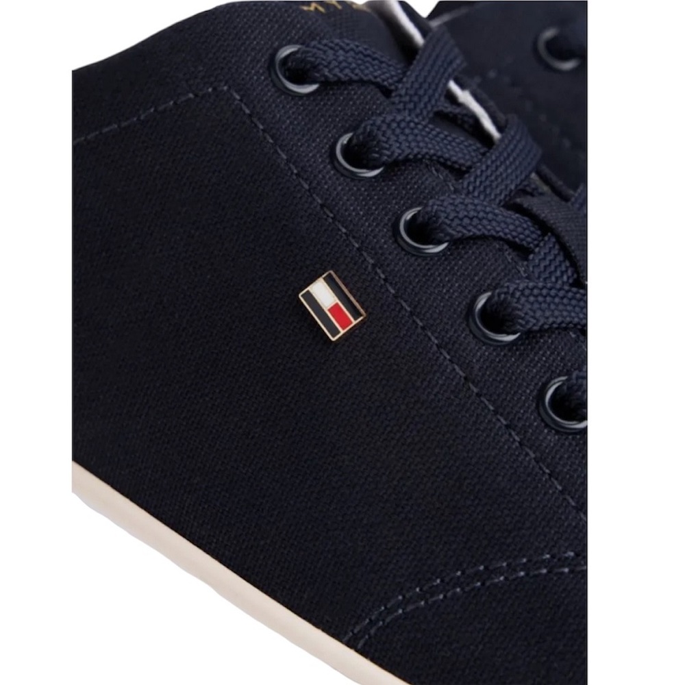 TOMMY HILFIGER</br>Tommy Hilfiger FW0FW09102-DW6 Γυναικεία Sneakers Th Low Profile Vulc Canvas Μπλε