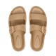TOMMY HILFIGER</br>Tommy Hilfiger FW0FW09114-0HT Γυναικεία Σανδάλια Th Double Strap Sandal Pearlized Μπεζ  
