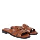 TOMMY HILFIGER</br>Tommy Hilfiger FW0FW09126-GP4 Γυναικεία Mules Coin Leather Sandal Ταμπά Δέρμα