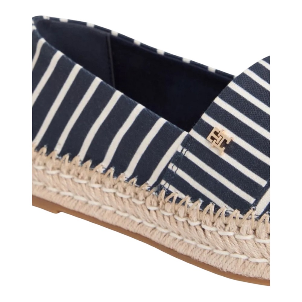 TOMMY HILFIGER</br>Tommy Hilfiger FW0FW09143-DW6 Γυναικείες Εσπαντρίγιες Th Platform Stripes Μπλε