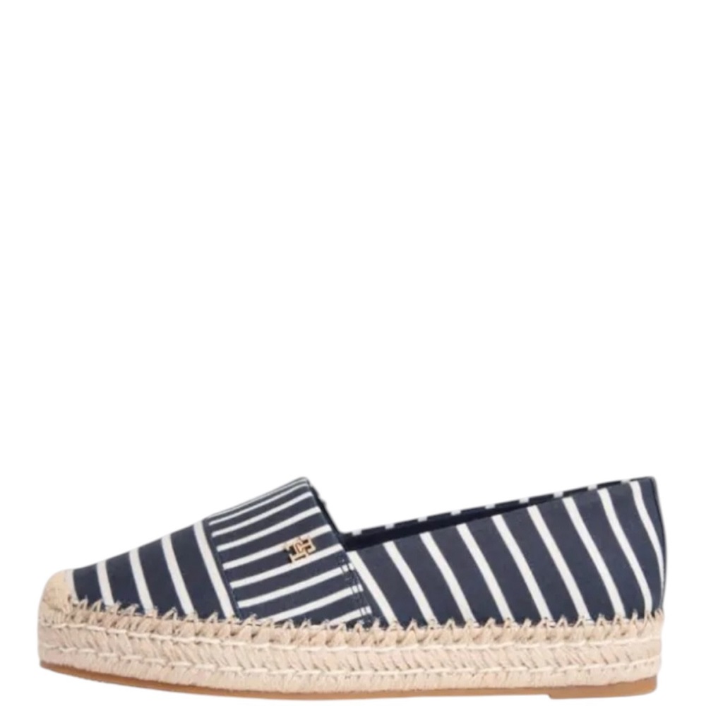 TOMMY HILFIGER</br>Tommy Hilfiger FW0FW09143-DW6 Γυναικείες Εσπαντρίγιες Th Platform Stripes Μπλε