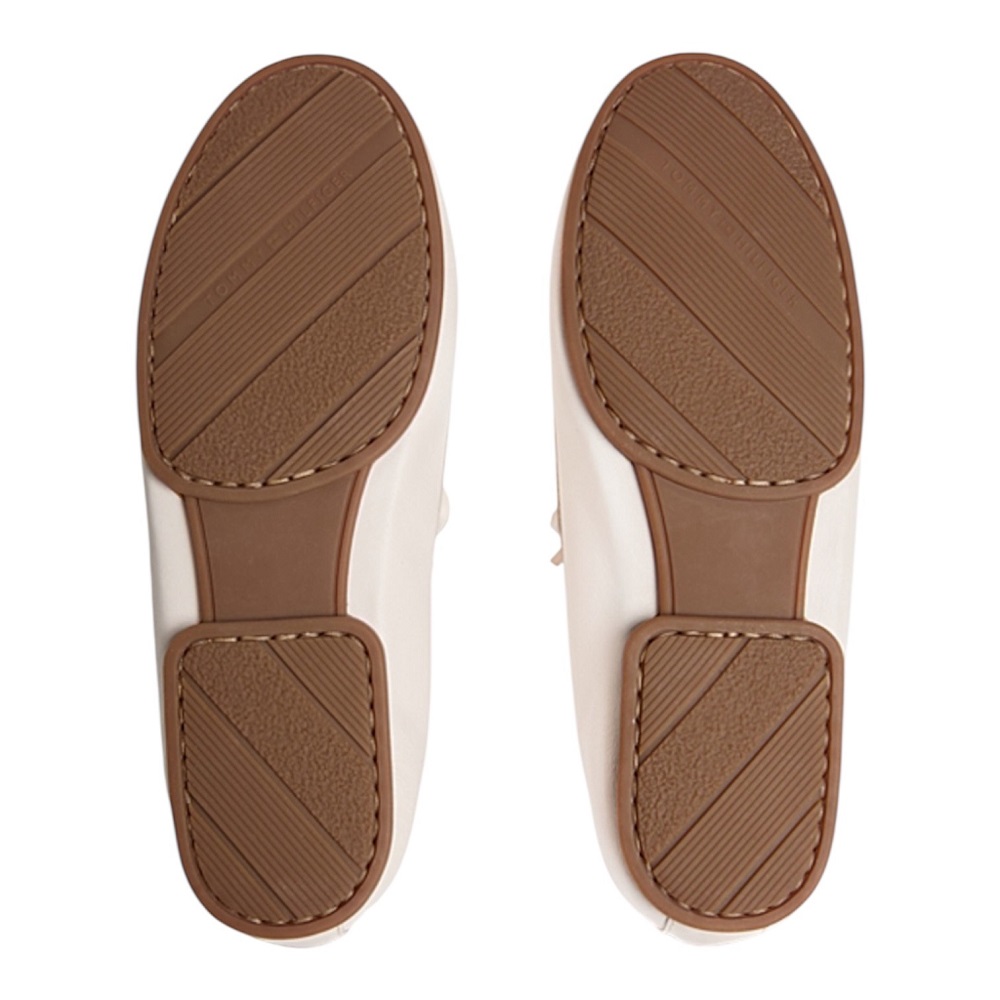 TOMMY HILFIGER</br>Tommy Hilfiger FW0FW09148-AEO Γυναικεία Boat Shoes Εκρού Δέρμα