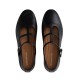 TOMMY HILFIGER</br>Γυναικείες Μπαλαρίνες Μαύρο Δέρμα Smooth Leather T-bar FW0FW09153-BDS Tommy Hilfiger