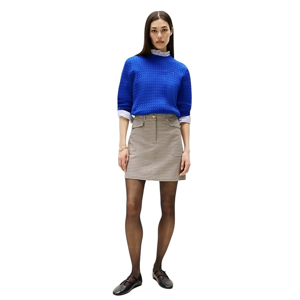 TOMMY HILFIGER</br>Γυναικείες Μπαλαρίνες Μαύρο Δέρμα Smooth Leather T-bar FW0FW09153-BDS Tommy Hilfiger