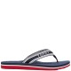 TOMMY HILFIGER</br>Tommy Hilfiger FW0FW09193-0GY Γυναικείες Σαγιονάρες Th Webbing Summer Sandal Μπλε/Λευκό/Κόκκινο