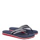 TOMMY HILFIGER</br>Tommy Hilfiger FW0FW09193-0GY Γυναικείες Σαγιονάρες Th Webbing Summer Sandal Μπλε/Λευκό/Κόκκινο