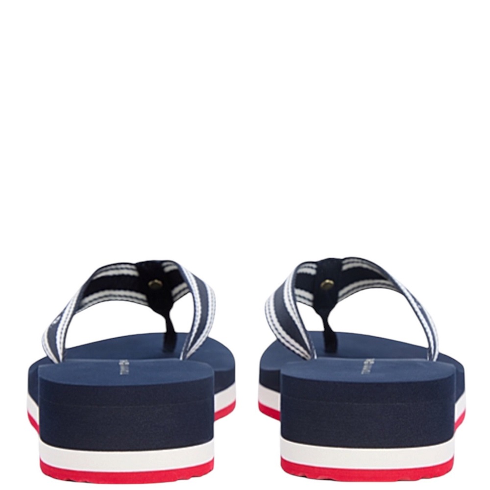 TOMMY HILFIGER</br>Tommy Hilfiger FW0FW09195-0GY Γυναικείες Σαγιονάρες Th Flag Print Summer Sandal Μπλε/Λευκό/Κόκκινο TOMMY HILFIGER</br>Tommy Hilfiger FW0FW09195-0GY Γυναικείες Σαγιονάρες Th Flag Print Summer Sandal Μπλε/Λευκό/Κόκκινο