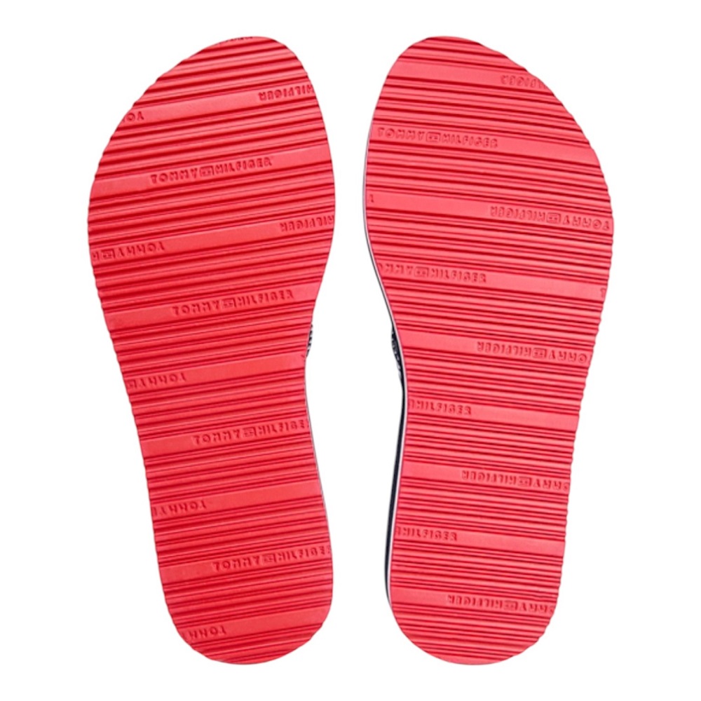 TOMMY HILFIGER</br>Tommy Hilfiger FW0FW09195-0GY Γυναικείες Σαγιονάρες Th Flag Print Summer Sandal Μπλε/Λευκό/Κόκκινο TOMMY HILFIGER</br>Tommy Hilfiger FW0FW09195-0GY Γυναικείες Σαγιονάρες Th Flag Print Summer Sandal Μπλε/Λευκό/Κόκκινο