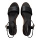 TOMMY HILFIGER</br>Tommy Hilfiger FW0FW09340-BDS Γυναικείες Πλατφόρμες Mid Wedge Espad Μαύρο Δέρμα