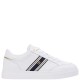 TOMMY HILFIGER</br>Tommy Hilfiger FW0FW09354-YBS Γυναικεία Sneakers Th Chic Cupsole Webbing Λευκό Δέρμα TOMMY HILFIGER</br>Tommy Hilfiger FW0FW09354-YBS Γυναικεία Sneakers Th Chic Cupsole Webbing Λευκό Δέρμα