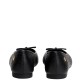 TOMMY HILFIGER</br>Tommy Hilfiger FW0FW09468-BDS Γυναικείες Μπαλαρίνες Th Monogram Μαύρο Δέρμα