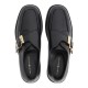 TOMMY HILFIGER</br>Tommy Hilfiger New York Label Leather Buckle Moc Toe Loafers FW0FW09536-BDS Γυναικεία Μοκασίνια Μαύρο Δέρμα TOMMY HILFIGER</br>Tommy Hilfiger New York Label Leather Buckle Moc Toe Loafers FW0FW09536-BDS Γυναικεία Μοκασίνια Μαύρο Δέρμα