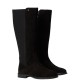 TOMMY HILFIGER</br>Tommy Hilfiger Enamel Flag Suede High Chelsea FW0FW09574-BDS Γυναικείες Μπότες Μαύρο Suede TOMMY HILFIGER</br>Tommy Hilfiger Enamel Flag Suede High Chelsea FW0FW09574-BDS Γυναικείες Μπότες Μαύρο Suede
