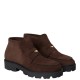 TOMMY HILFIGER</br>Tommy Hilfiger Th Monogram Suede Penny Loafer Boots FW0FW09680-GUG Γυναικεία Μποτάκια Καφέ Suede TOMMY HILFIGER</br>Tommy Hilfiger Th Monogram Suede Penny Loafer Boots FW0FW09680-GUG Γυναικεία Μποτάκια Καφέ Suede