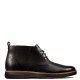 CLARKS</br>Ανδρικά Μποτάκια Μαύρο Δέρμα FAIRFORD MID Clarks