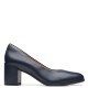 CLARKS</br>Γυναικείες Γόβες Μπλε Δέρμα FREVA55 COURT CLARKS</br>Γυναικείες Γόβες Μπλε Δέρμα FREVA55 COURT