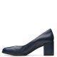 CLARKS</br>Γυναικείες Γόβες Μπλε Δέρμα FREVA55 COURT CLARKS</br>Γυναικείες Γόβες Μπλε Δέρμα FREVA55 COURT