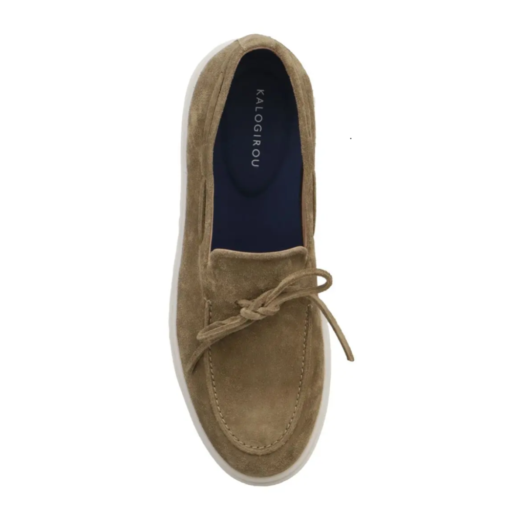 KALOGIROU</br>Ανδρικά Boat-shoes/Loafers Μπεζ Suede G-BERMUDA Kalogirou