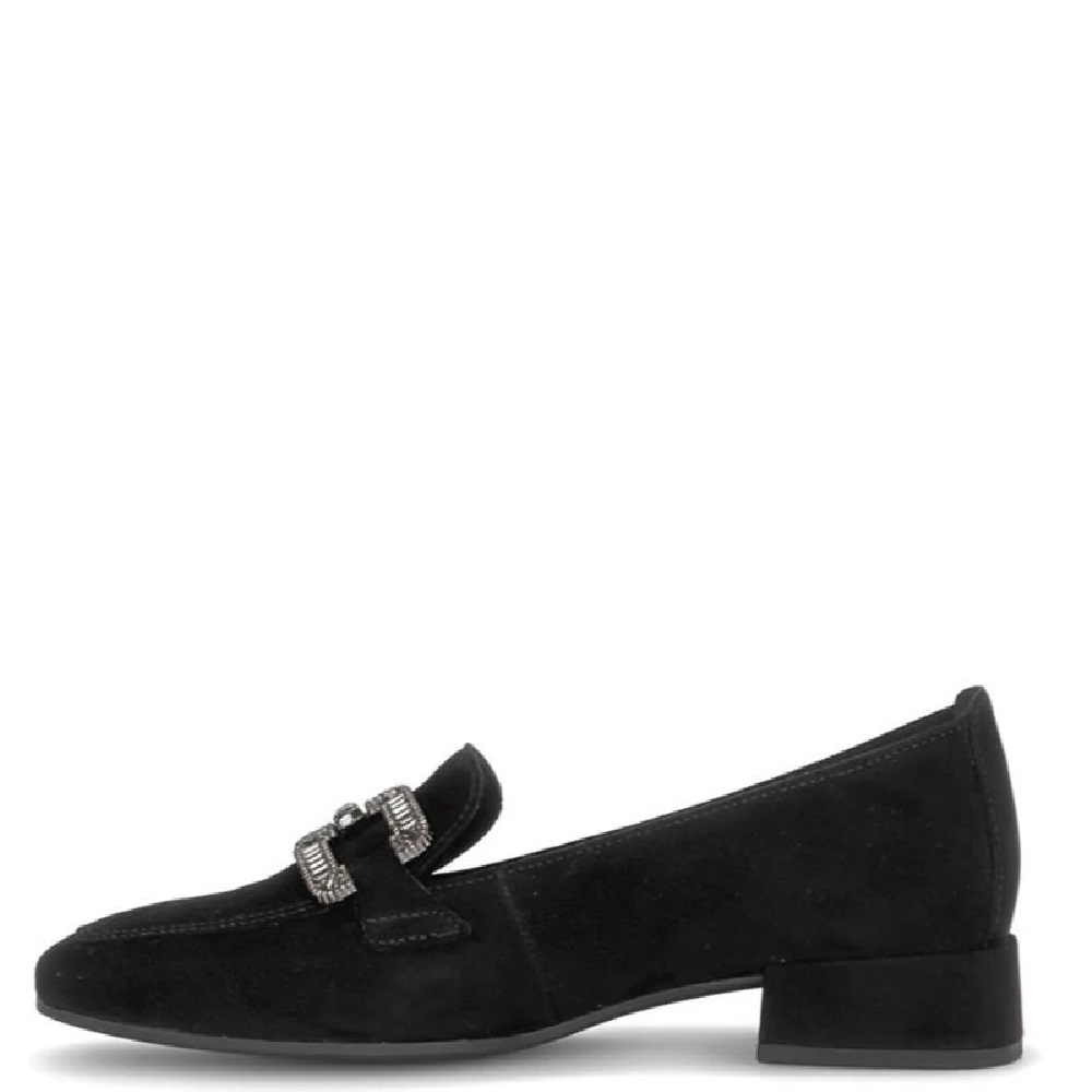 GABOR</br>Gabor 4002.02.001 Γυναικεία Loafers Μαύρο Suede Δέρμα GABOR</br>Gabor 4002.02.001 Γυναικεία Loafers Μαύρο Suede Δέρμα
