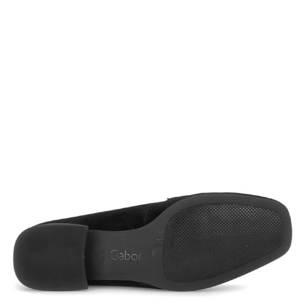 GABOR</br>Gabor 4002.02.001 Γυναικεία Loafers Μαύρο Suede Δέρμα GABOR</br>Gabor 4002.02.001 Γυναικεία Loafers Μαύρο Suede Δέρμα