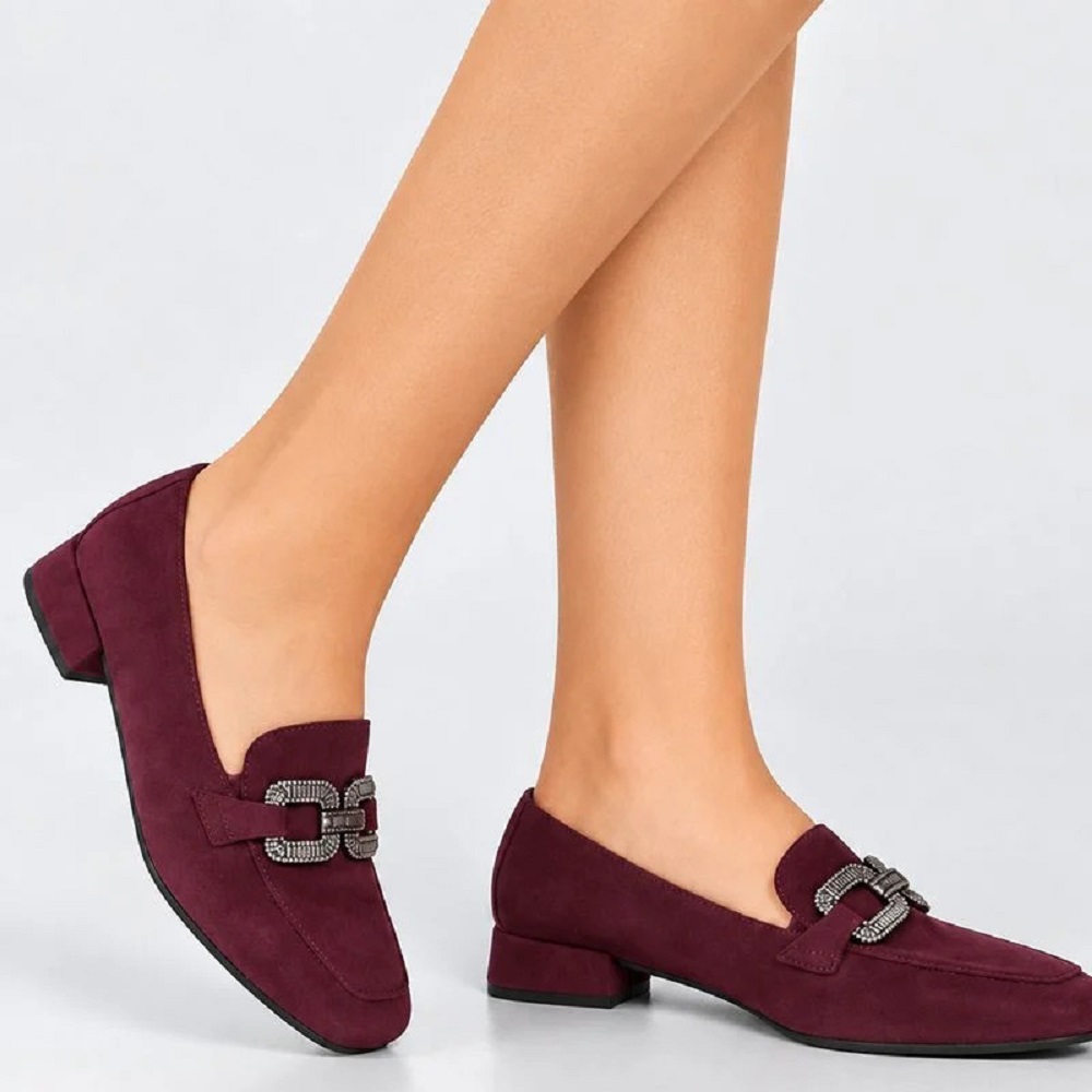 GABOR</br>Gabor 4002.02.004 Γυναικεία Loafers Μπορντό Suede Δέρμα GABOR</br>Gabor 4002.02.004 Γυναικεία Loafers Μπορντό Suede Δέρμα