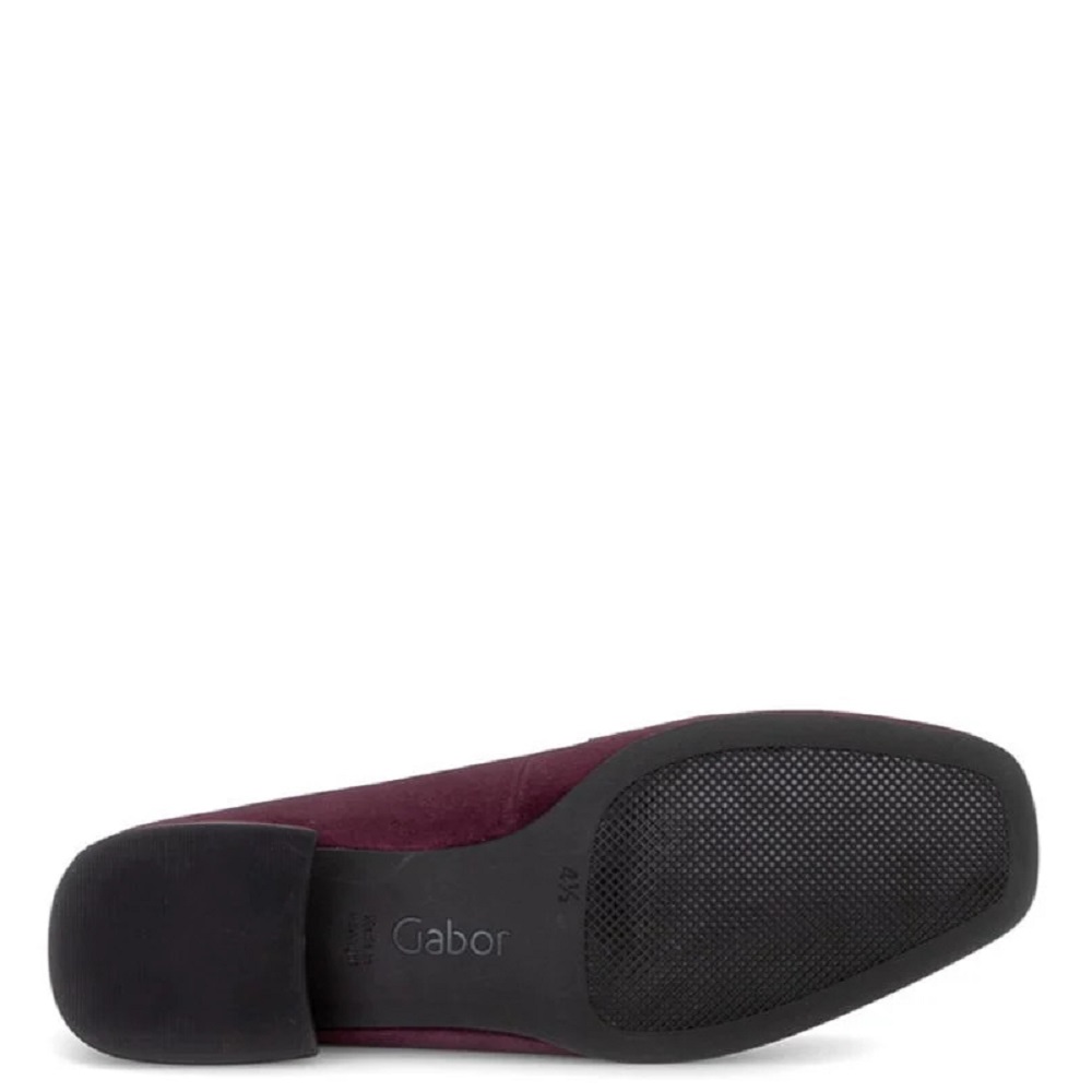 GABOR</br>Gabor 4002.02.004 Γυναικεία Loafers Μπορντό Suede Δέρμα GABOR</br>Gabor 4002.02.004 Γυναικεία Loafers Μπορντό Suede Δέρμα