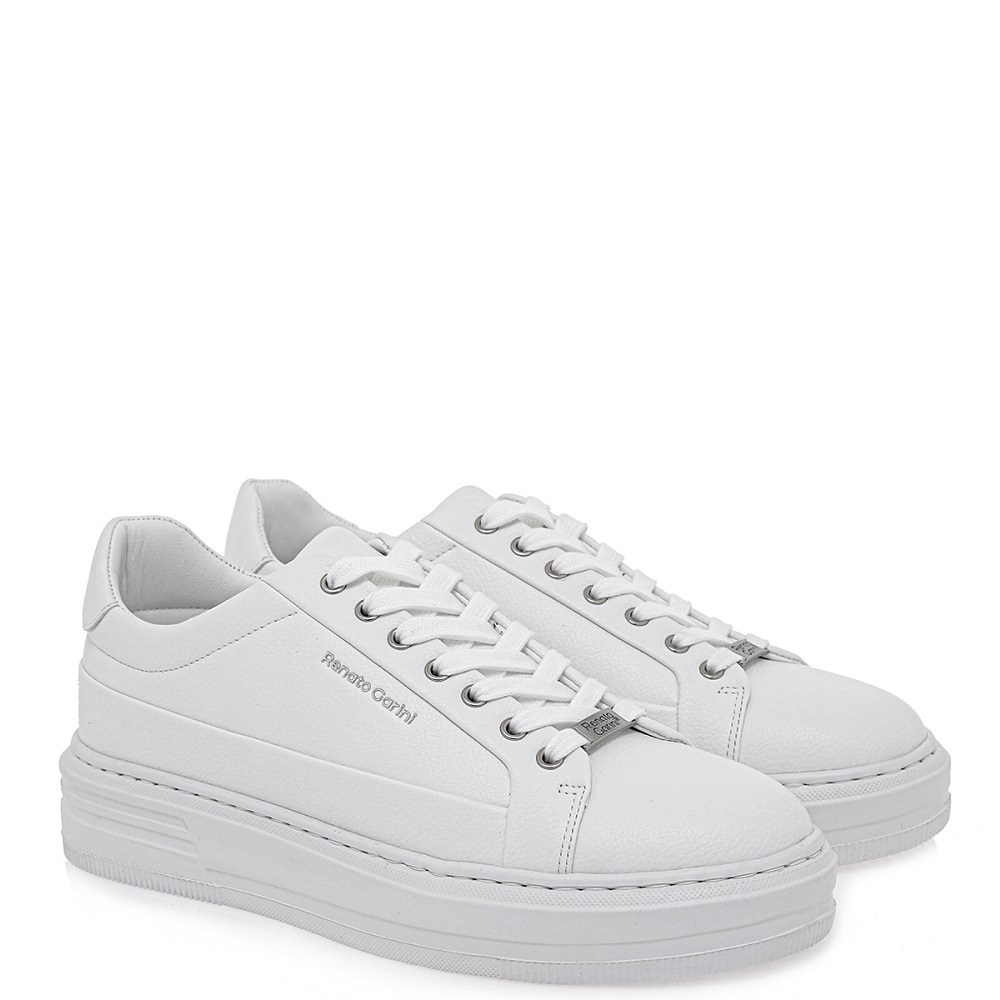 RENATO GARINI</br>Renato Garini GARDA-684 Ανδρικά Sneakers Λευκό Grain