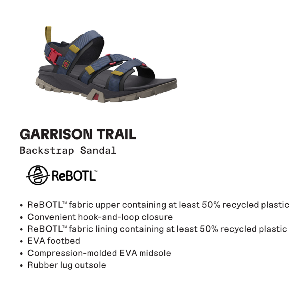 TIMBERLAND</br>Timberland Garrison Trail Backstrap Sandal A6DXT-EAF Ανδρικά Πέδιλα Μπλε TIMBERLAND</br>Timberland Garrison Trail Backstrap Sandal A6DXT-EAF Ανδρικά Πέδιλα Μπλε