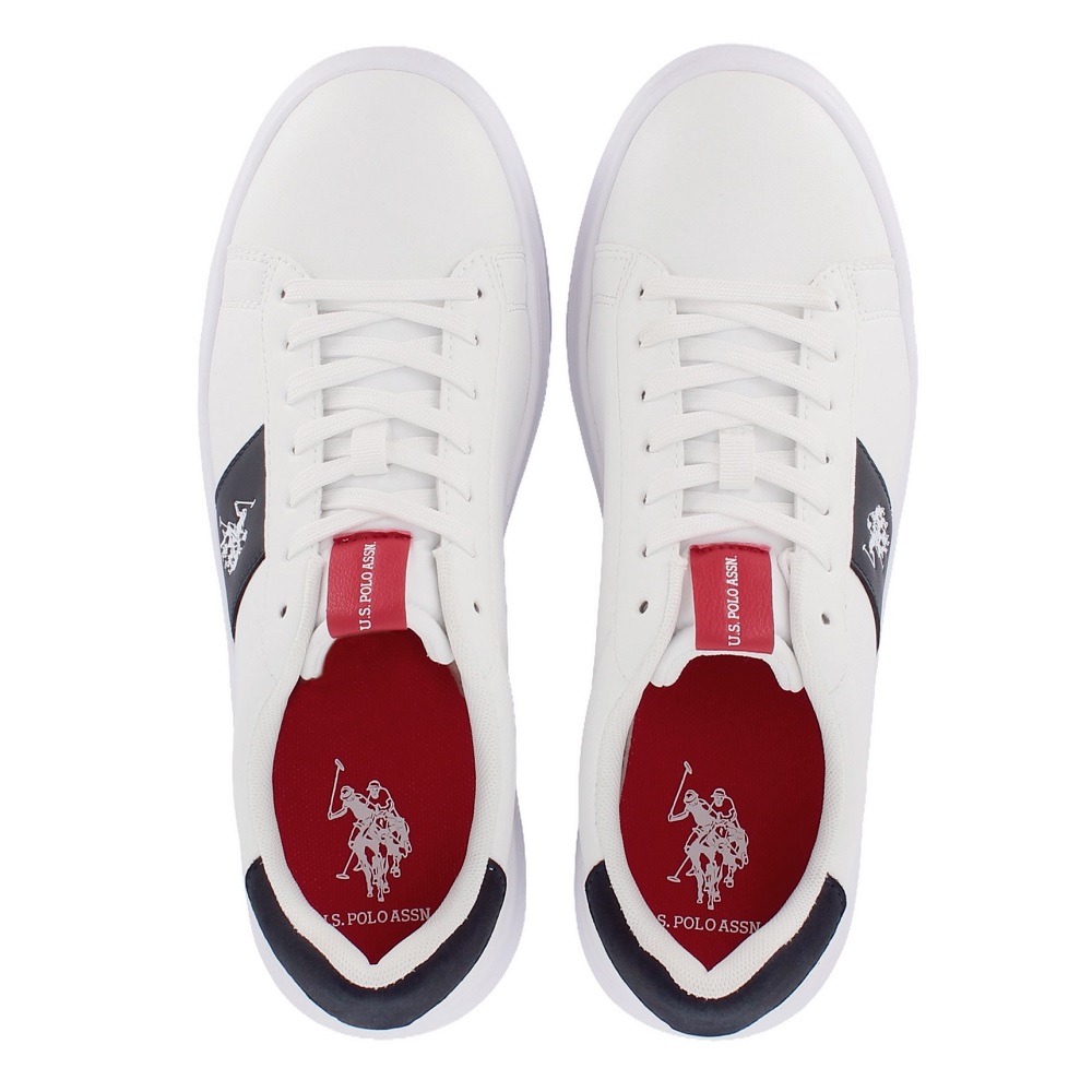 U.S. POLO ASSN.</br>U.S. Polo Assn. GEORGE002B-BWR Ανδρικά Sneakers Λευκό/Μπλε/Κόκκινο