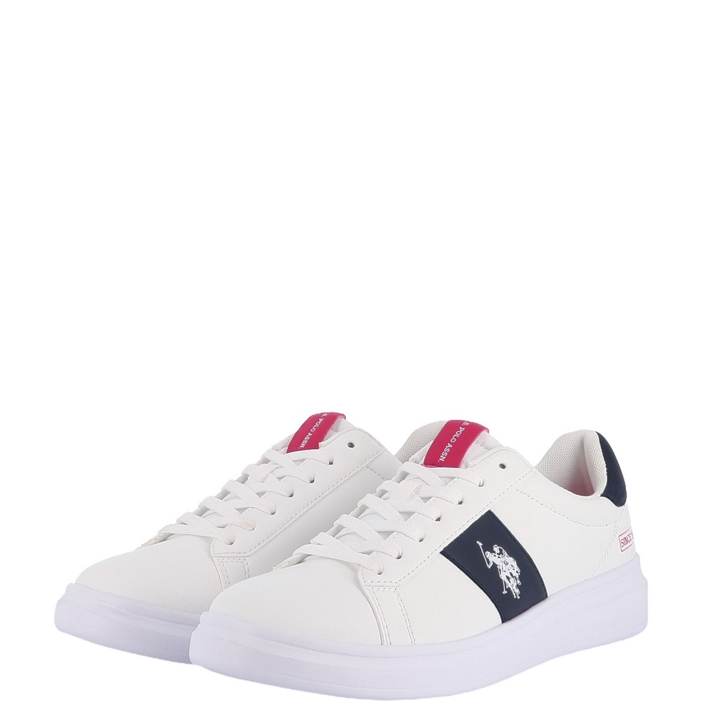 U.S. POLO ASSN.</br>U.S. Polo Assn. GEORGE002B-BWR Ανδρικά Sneakers Λευκό/Μπλε/Κόκκινο
