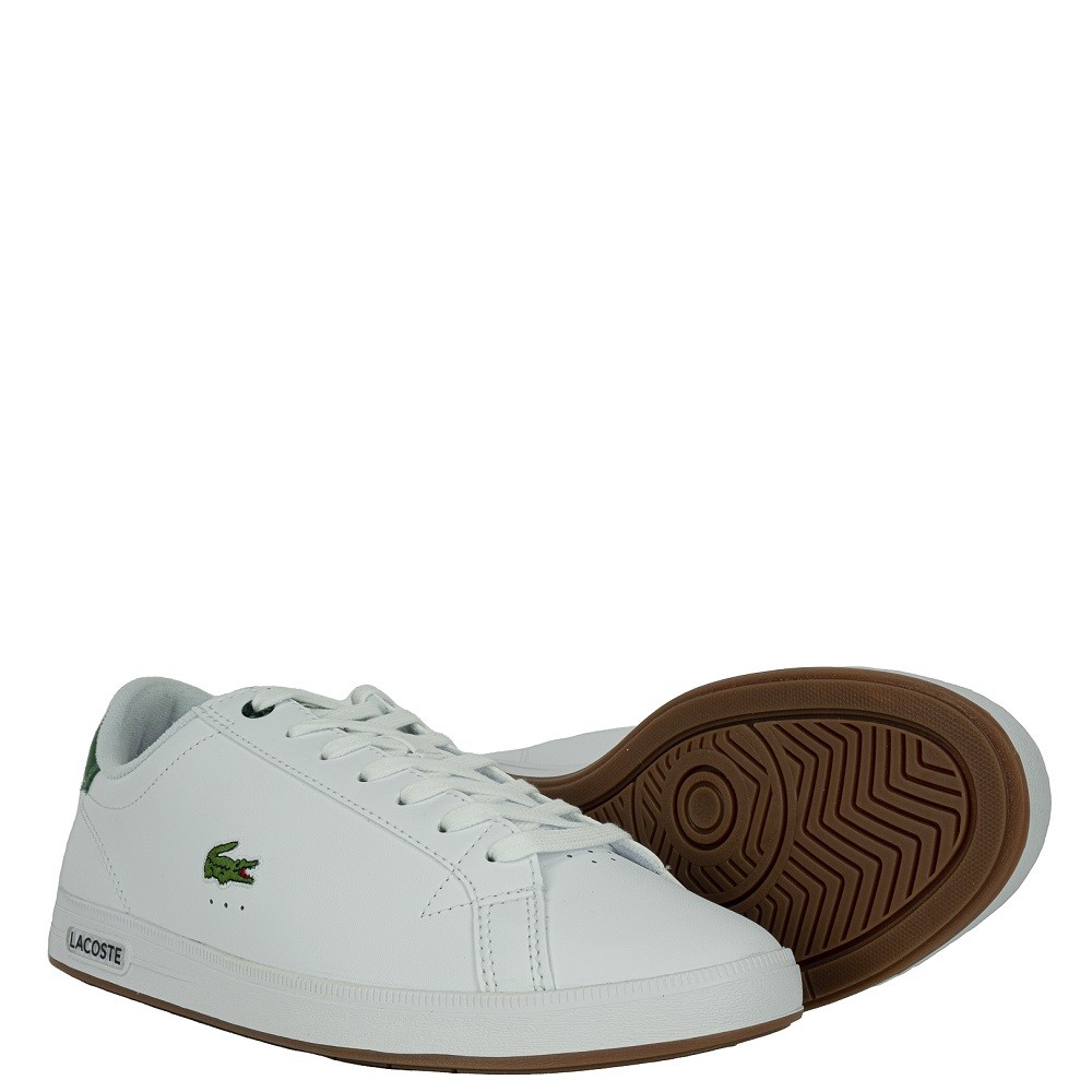 LACOSTE</br>Ανδρικά Sneakers Λευκό/Πράσινο Δέρμα GRADUATE PRO 123 2 SMA 745SMA0097Y37 Lacoste LACOSTE</br>Ανδρικά Sneakers Λευκό/Πράσινο Δέρμα GRADUATE PRO 123 2 SMA 745SMA0097Y37 Lacoste