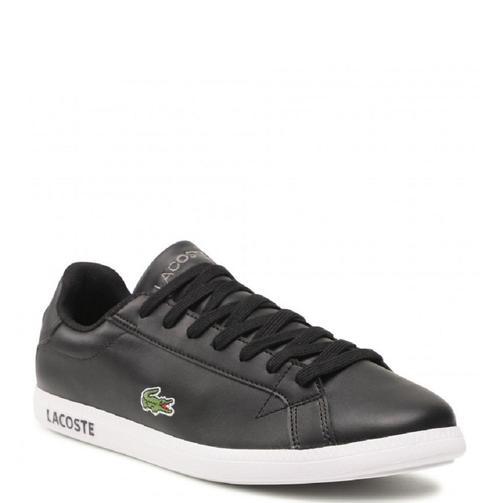 LACOSTE</br>Ανδρικά Sneakers Μαύρο Δέρμα GRADUATE BL21 1 SMA 7-41SMA0012312 Lacoste LACOSTE</br>Ανδρικά Sneakers Μαύρο Δέρμα GRADUATE BL21 1 SMA 7-41SMA0012312 Lacoste
