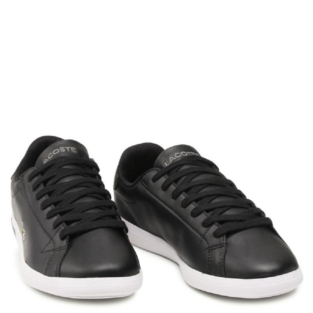 LACOSTE</br>Ανδρικά Sneakers Μαύρο Δέρμα GRADUATE BL21 1 SMA 7-41SMA0012312 Lacoste LACOSTE</br>Ανδρικά Sneakers Μαύρο Δέρμα GRADUATE BL21 1 SMA 7-41SMA0012312 Lacoste