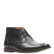 CLARKS</br>Ανδρικά Μποτάκια Μαύρο Δέρμα GLIDE CHUKKA Clarks