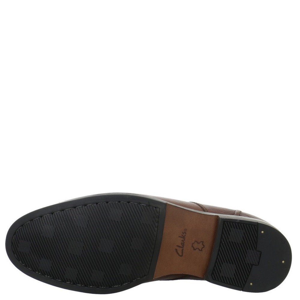 CLARKS</br>Ανδρικά Μποτάκια Ταμπά Δέρμα GLIDE CHUKKA Clarks