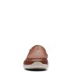 CLARKS</br>Ανδρικά Μοκασίνια/Loafers Ταμπά Δέρμα GORWIN STEP Clarks