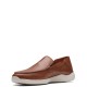 CLARKS</br>Ανδρικά Μοκασίνια/Loafers Ταμπά Δέρμα GORWIN STEP Clarks