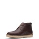 CLARKS</br>Ανδρικά Μποτάκια Καφέ Δέρμα GRANDIN TOP Clarks