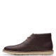 CLARKS</br>Ανδρικά Μποτάκια Καφέ Δέρμα GRANDIN TOP Clarks