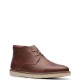 CLARKS</br>Ανδρικά Μποτάκια Ταμπά Δέρμα GRANDIN TOP Clarks