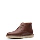 CLARKS</br>Ανδρικά Μποτάκια Ταμπά Δέρμα GRANDIN TOP Clarks