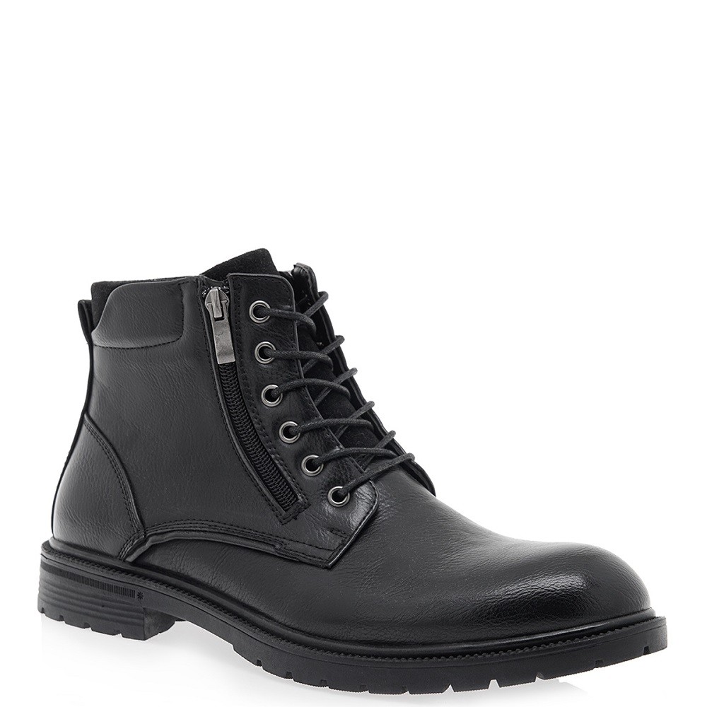 JK LONDON</br>Ανδρικά Μποτάκια Μαύρο H61302 JK London