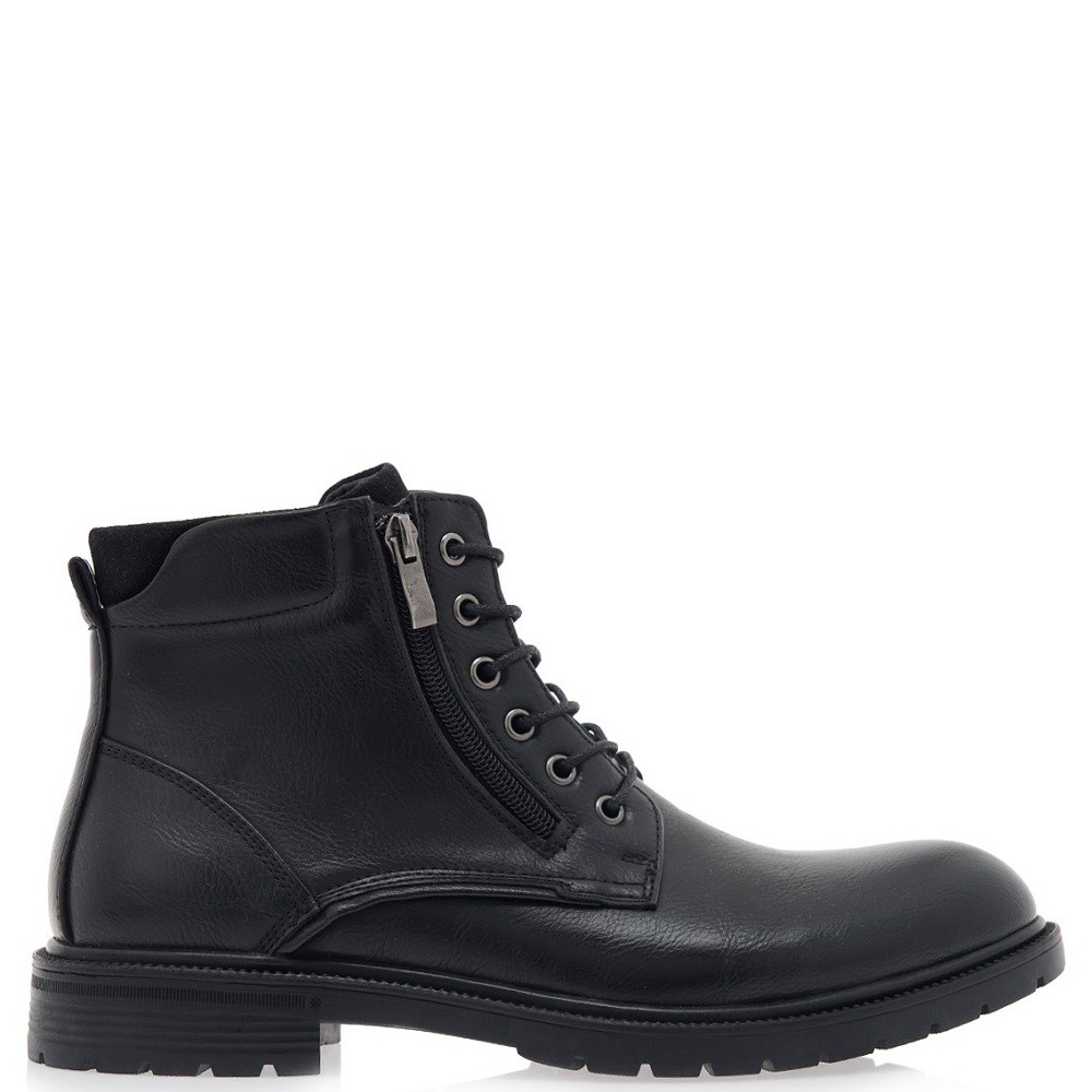 JK LONDON</br>Ανδρικά Μποτάκια Μαύρο H61302 JK London