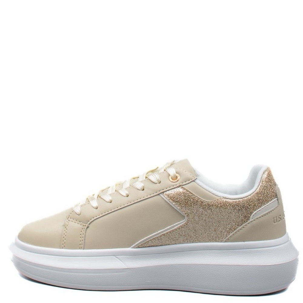 U.S. POLO ASSN.</br>Γυναικεία Sneakers Μπεζ HELIS012-BEI U.S. Polo Assn