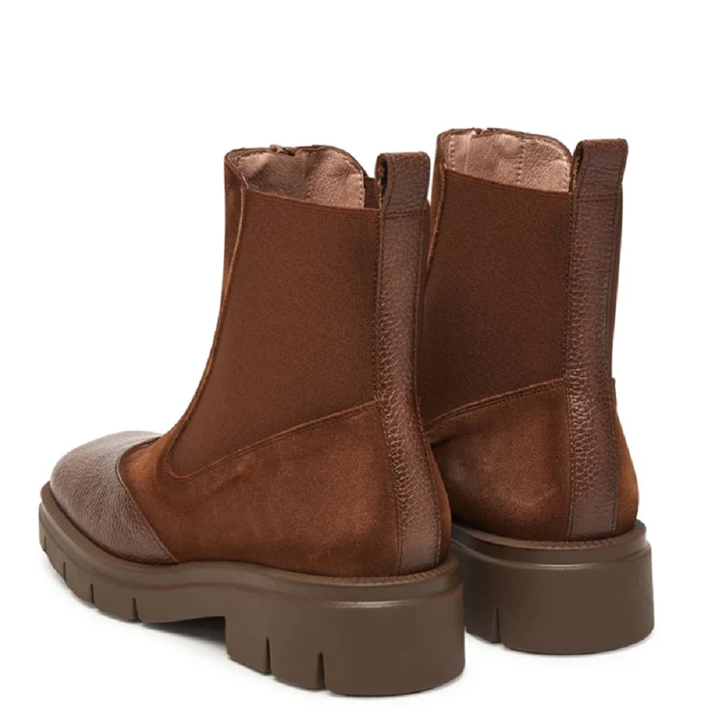 HISPANITAS</br>Hispanitas HI254302 Γυναικεία Μποτάκια Καφέ Δέρμα