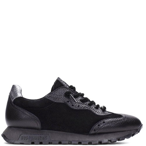 Hispanitas HI265106 OREGON Γυναικεία Sneakers Μαύρο Δέρμα