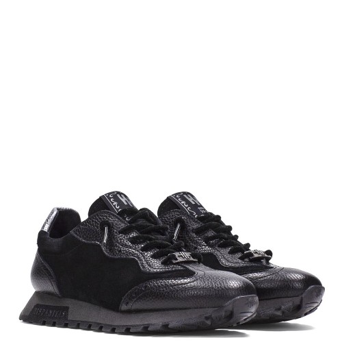 Hispanitas HI265106 OREGON Γυναικεία Sneakers Μαύρο Δέρμα