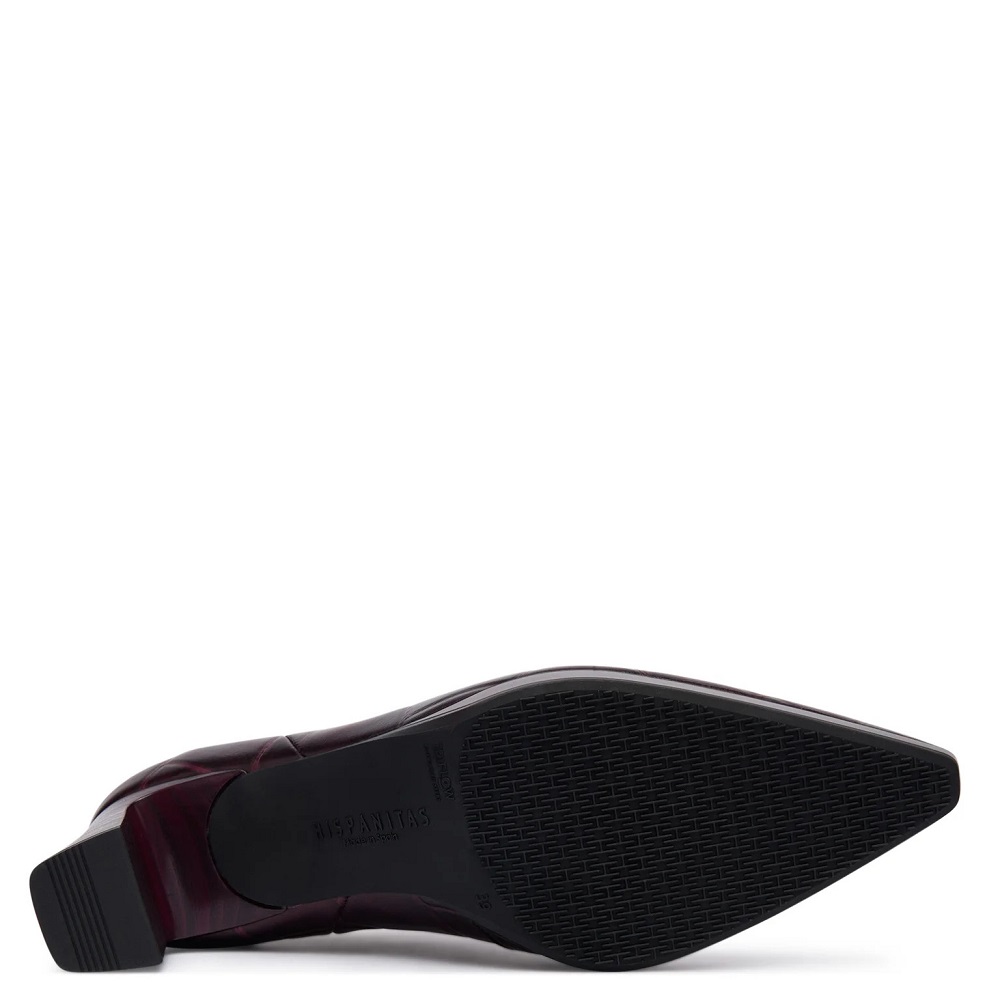 HISPANITAS</br>Hispanitas HI265133 BANGKOK Γυναικεία Μποτάκια Μπορντό Δέρμα