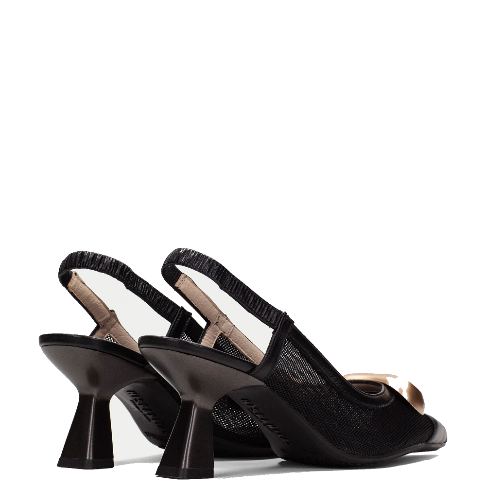 HISPANITAS</br>Γυναικείες Γόβες Slingback Μαύρο Δέρμα HV253957 Hispanitas HISPANITAS</br>Γυναικείες Γόβες Slingback Μαύρο Δέρμα HV253957 Hispanitas